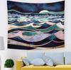 Mountain Tapestry Forest Tree Tapestries Sunset Nature Landscape Wall Hanging Abstract Wall Tapestry for Living Room Dorm Decor