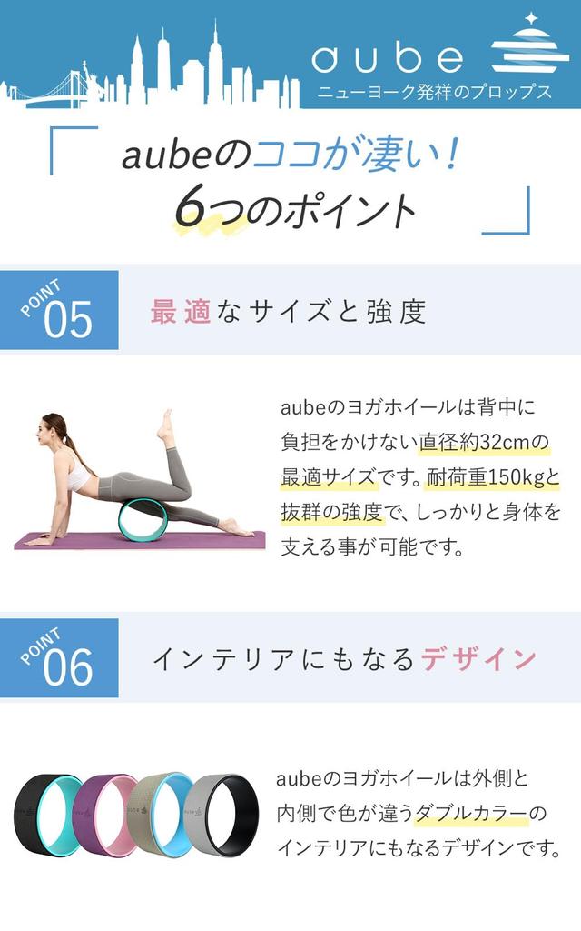 aube Yoga Pilates Yoga Stretching Back Yoga Diet Aid Wheel, Ring, Wheel, Ring, Stretch, Equipment, (Gray/Black)