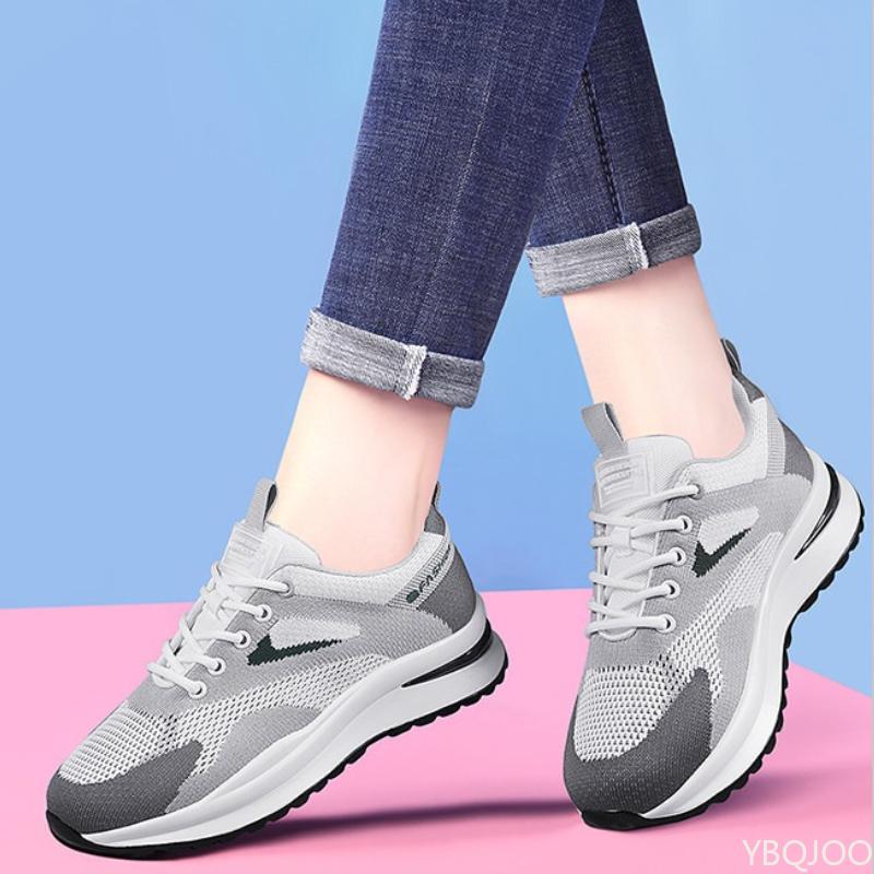 Fashion Autumn Women's Sports Shoes Are Breathable Comfortable Running Shoes Soft Soles Lightweight Odor Proof Women's Shoes