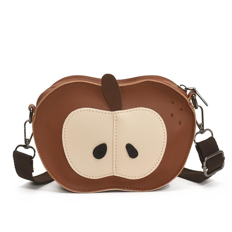 Cute apple backpacks for kindergarten babies new style children s shoulder bags for boys and girls