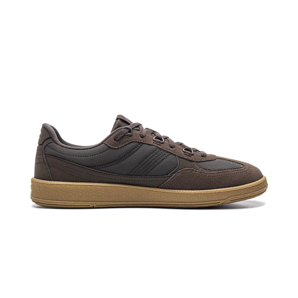 Li Ning Skateboard Shoes Men's Low Top Rich Chocolate Brown/Nightfall Brown AGCW279-5