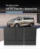 Fits 24 Wei Alpine car models: Custom TPE trunk mats & seat back cushions.