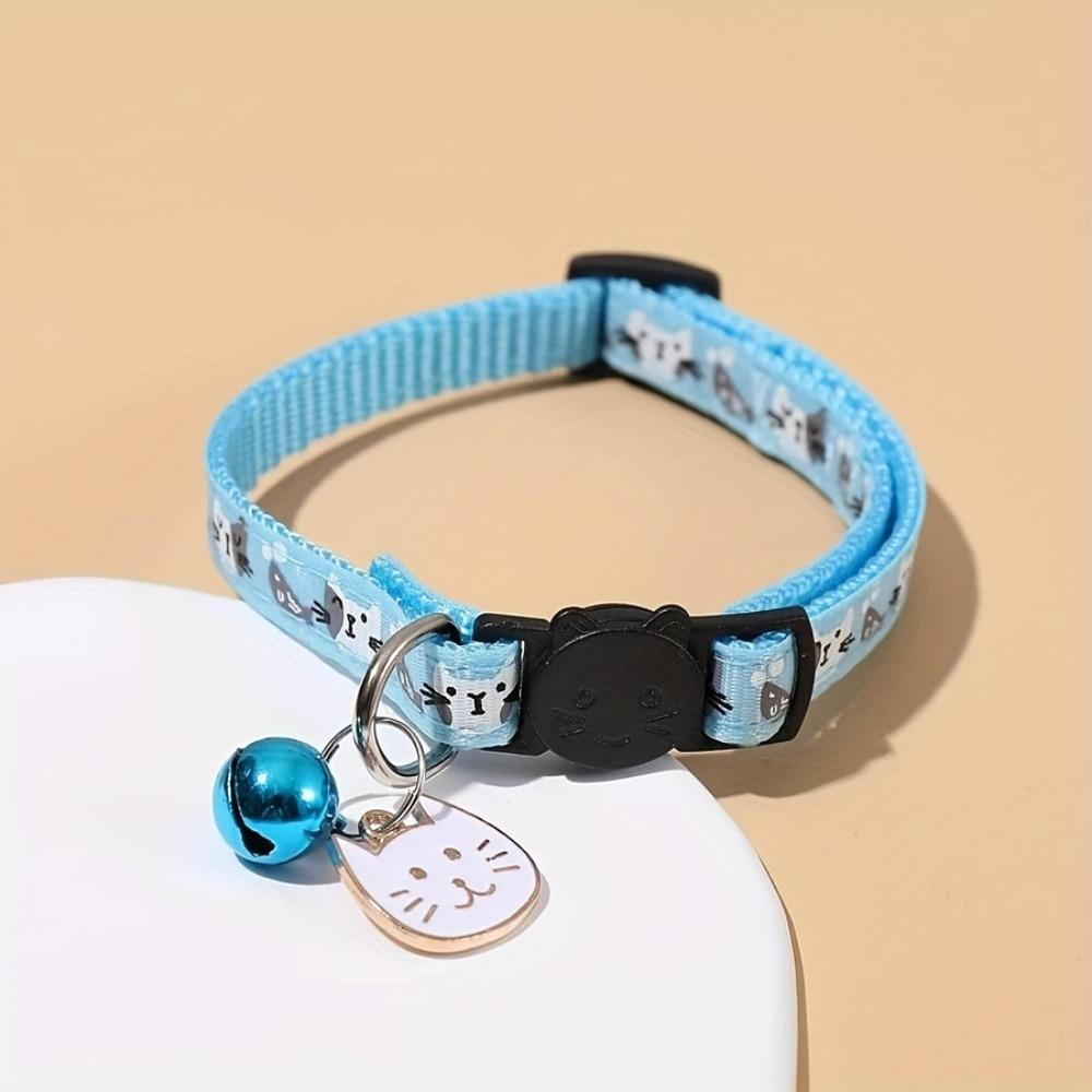 1PCS Pet collar anti suffocation adjustable safety buckle cat and dog decoration pendant neck ring 2