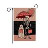 Garden Flag with Straight Line Design for Outdoor Home Decor