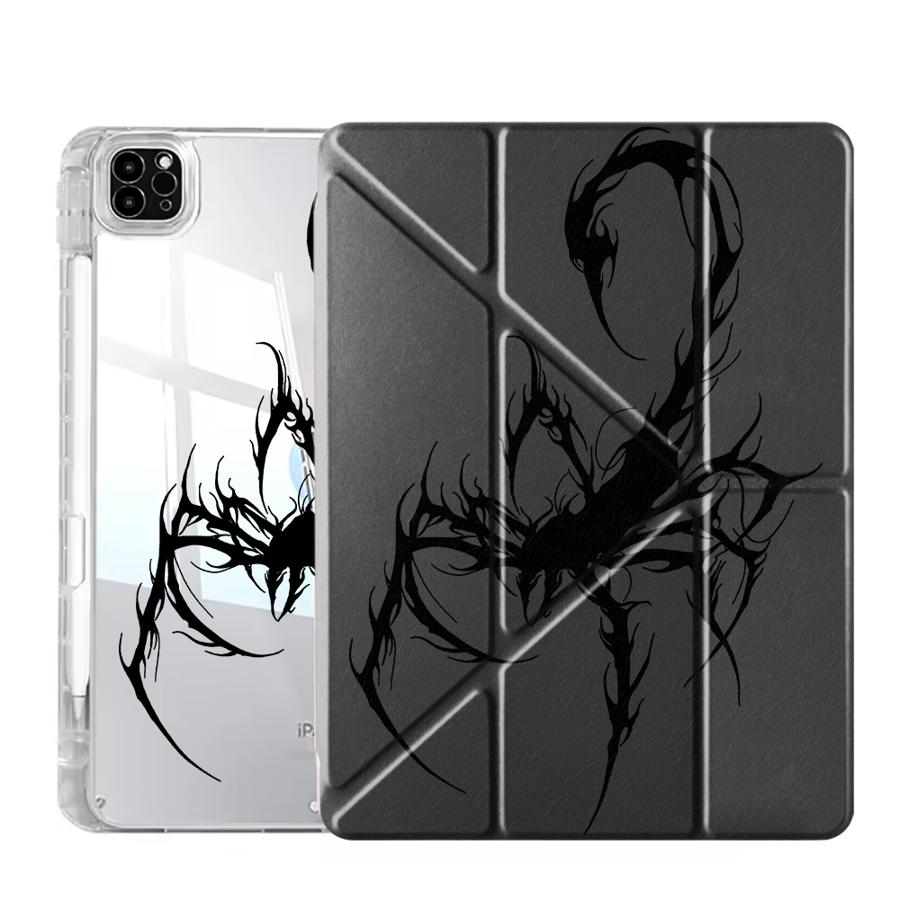 Centipede Tablet Case For iPad Pro 2025 Air 4 5 M3 M2 1 2 M4 11inch Mini 6 7 Pro 11th 10th 9th 8th 7th 12.9inch Y-Fold Holder iPad Mini 6 8.3