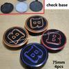 4pcs 75mm Wheel center hub Cap for BRABUS smart GLA GLC CLA CLS W176 W177 W464 W204 W205 W206 W117 G65 G50 W212 W166 badg hubcap