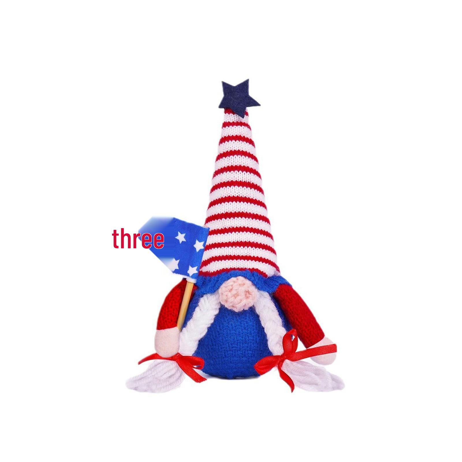 Independence Day Luminous Faceless Gnome Ornament