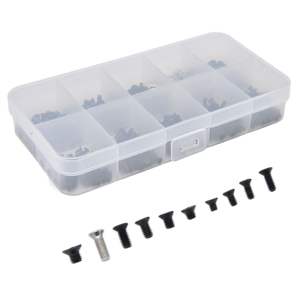 500Pcs Laptop Screw Stainless Steel Cross Screws Accessory Set Kit for Maintenance Repair