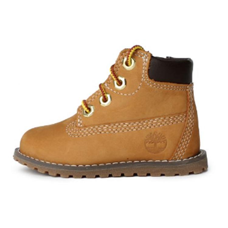 Timberland Pokey Pine 6 Inch Zip Toddler Wheat Baby Sneakers Brown TB0A125Q231