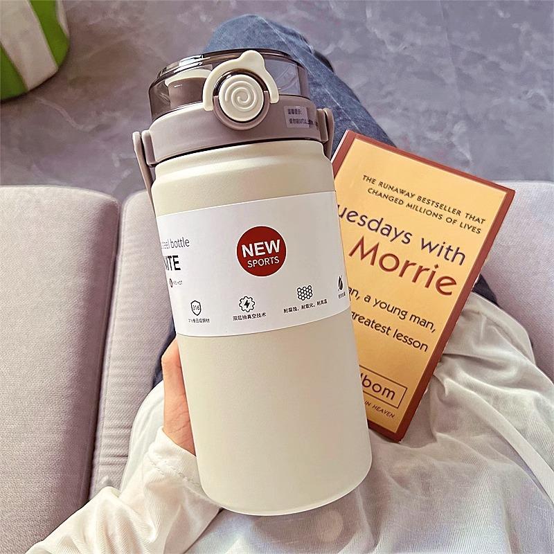 

Кружка из нержавеющей стали 316 с двойными стенками, Большая вместимость, Кружка с ручкой, Портативная ручная кружка с двойными стенками 1000ml