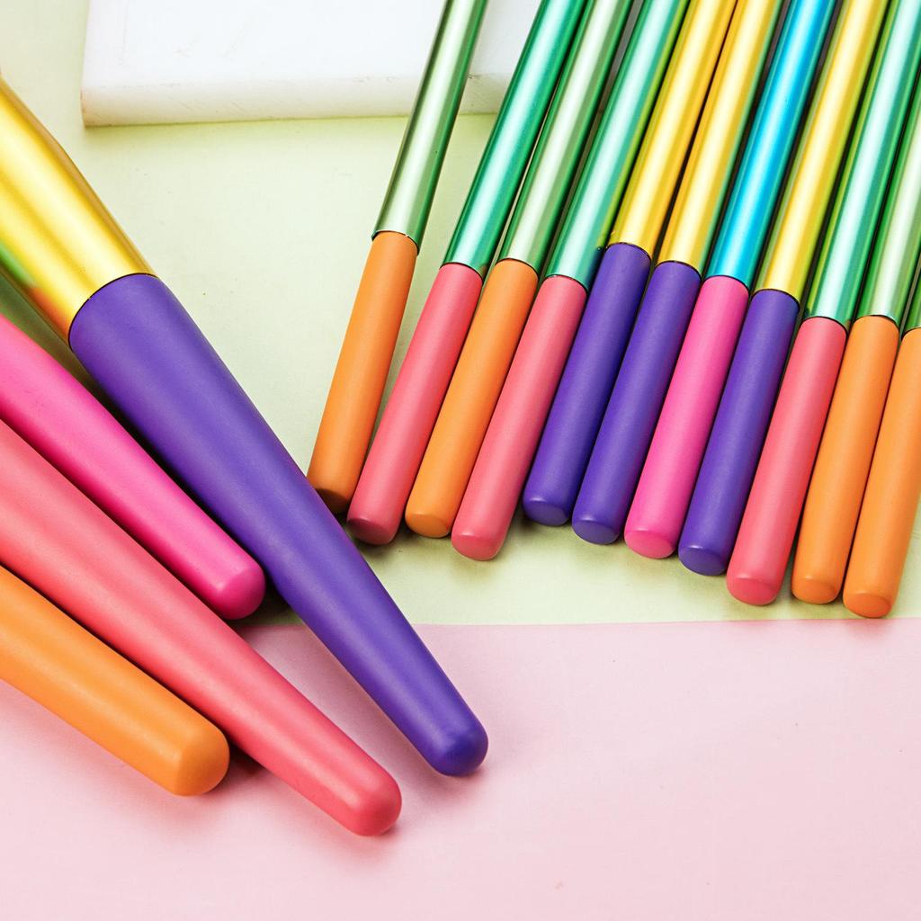 Nongying 15-Piece Makeup Brush Set: Powder, Foundation, Eyeshadow & Beauty Tools