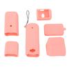 Pocket Camera Silicone Protective Case Soft Accurate Hole Position Handheld Camera Protective Cover Pink