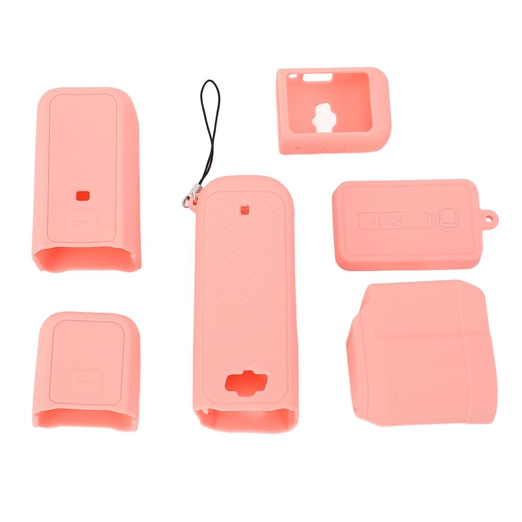 Pocket Camera Silicone Protective Case Soft Accurate Hole Position Handheld Camera Protective Cover Pink