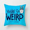 Inspirational Phrases Double-sided Printed Pillow Cover Short Plush Suitable Living Rooms Bedrooms Sofas Throw Cushion Cover