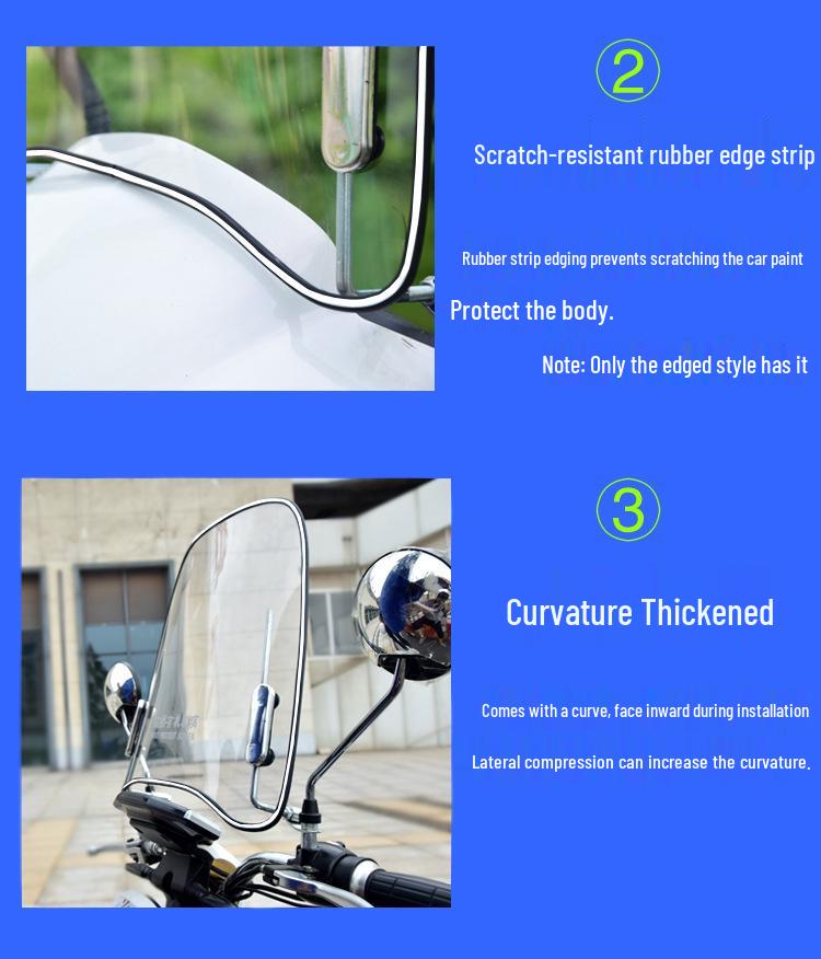 Electric Vehicle High-Definition Transparent Windshield