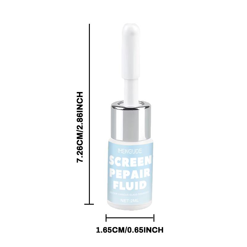 Liquido per Riparazione Vetro Cellulare (Specializzato per Schermi Crepati) - Ringiovanisce Istantaneamente lo Schermo, Viene Fornito con un Kit di Strumenti - Adesivo Forte
