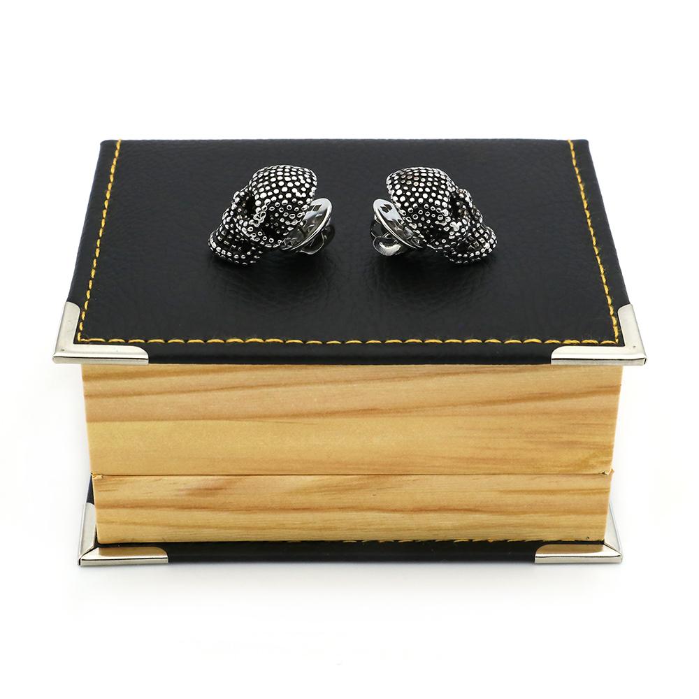 Igame New Arrival Skull Design Lapel Pin Brooches Men'S Suit Dress Studs Brooches Collar Party Engagement