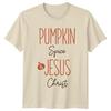 Pumpkin Spice Jesus Christ Autumn Christian Faith Unisexs Unisexs Graphic Tee