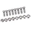 16PCS Rear Sprocket Bolts Nuts 90109 10013 00 M10x35mm High Strength Iron for 350 700 700R YFZ450