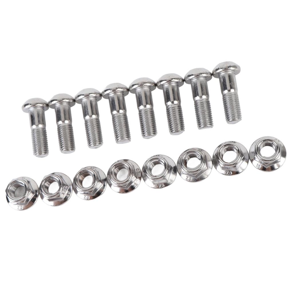 16PCS Rear Sprocket Bolts Nuts 90109 10013 00 M10x35mm High Strength Iron for 350 700 700R YFZ450