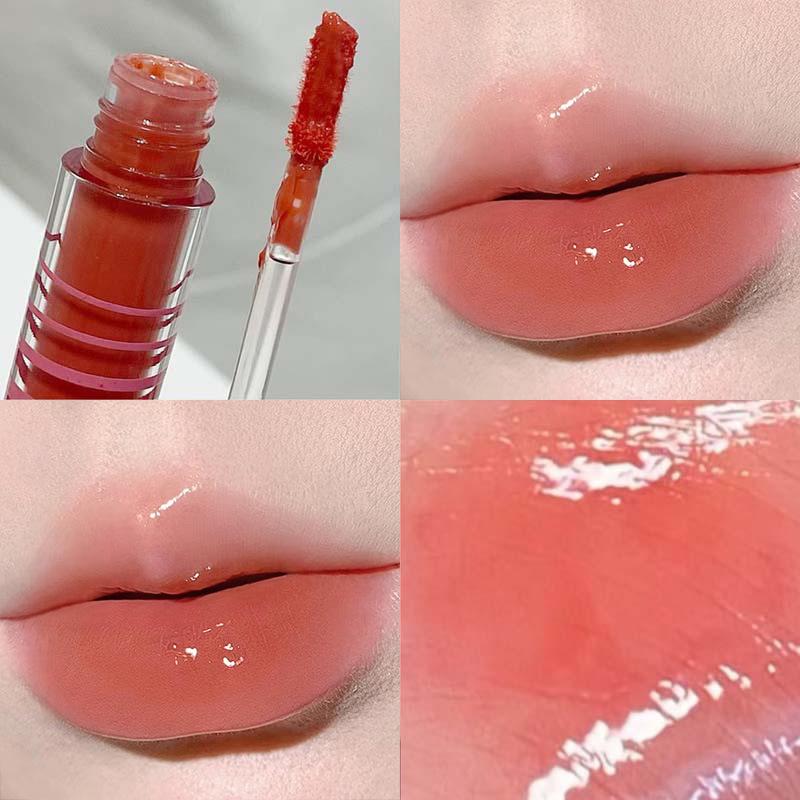 Moisturizing Mirror Glaze Lip Gloss Hydrating Water Glow Lip Makeup For Women