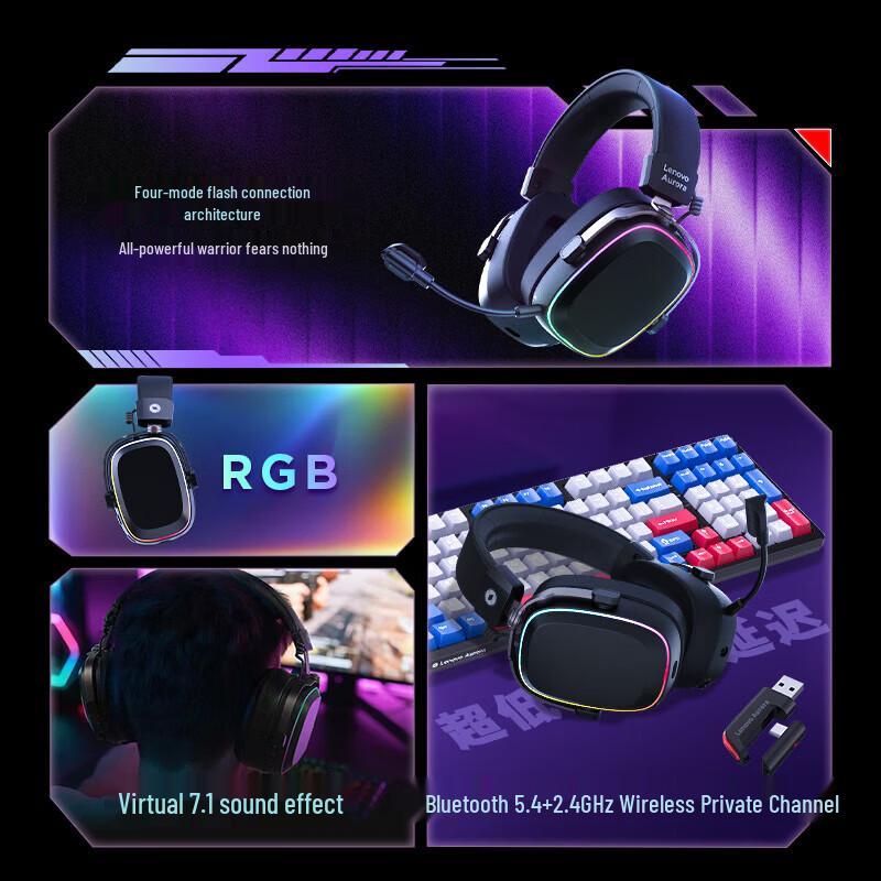 Lenovo GH10 4-Mode 7.1 Surround Gaming Headset