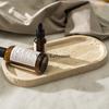 Travertine Bathroom Dresser and Kitchen Sink Tray Jewelry Makeup Perfume Storage Tray