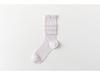 Spring & Summer Breathable Mesh Mid-Calf Socks with Bow Lace Bubble Cuff