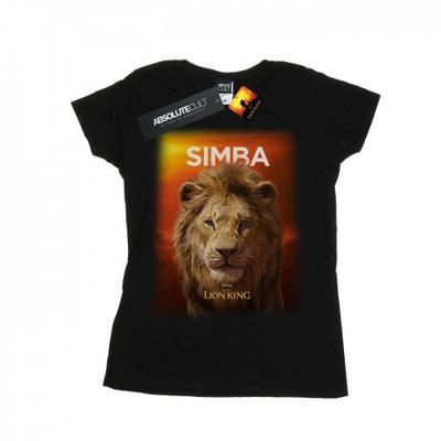 Womens/Ladies The Lion King Movie Adult Simba Poster Cotton T-Shirt