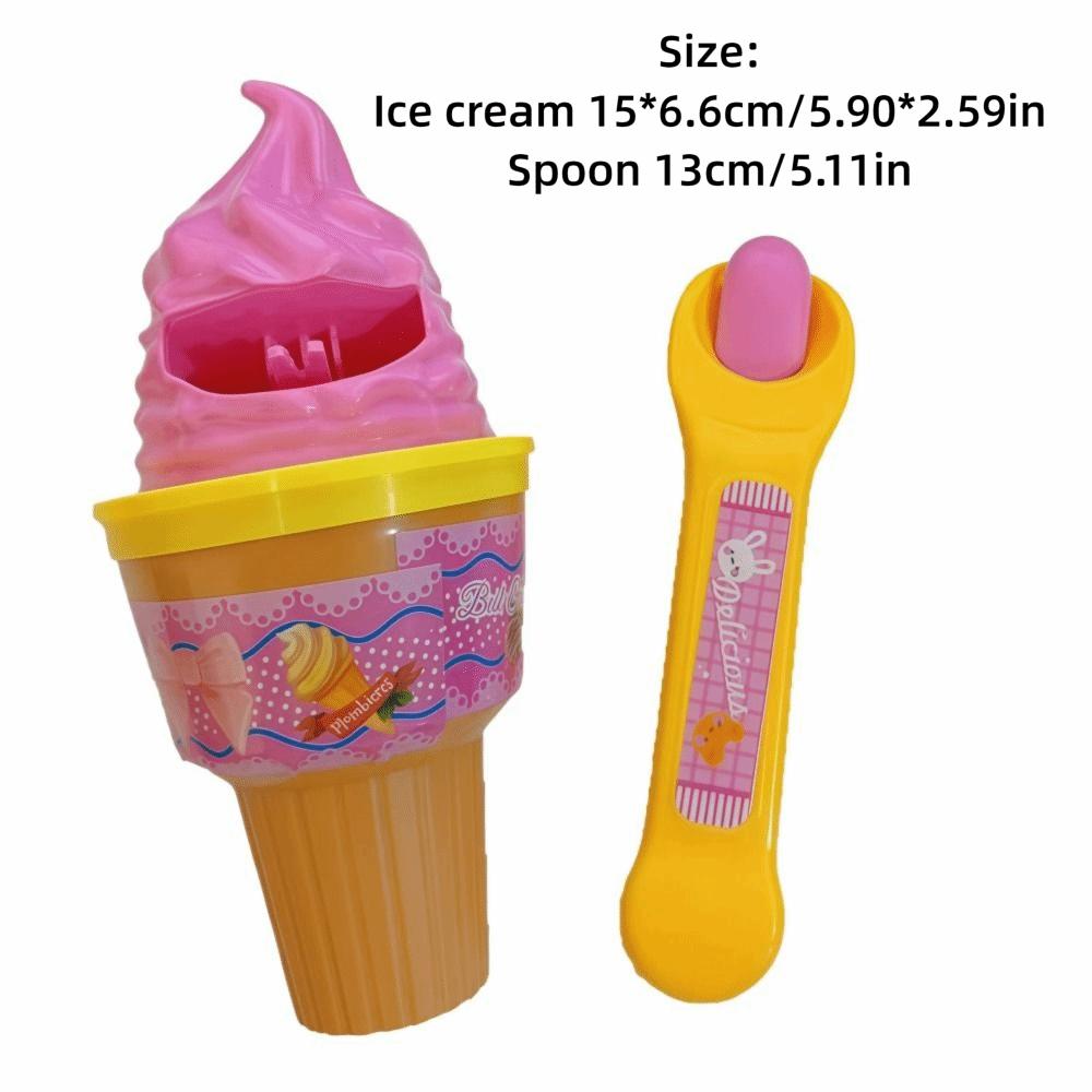 Simulation Food Japanese Early Education Toy Play House Style Role Play Feature Cone Pudding Feeding Toy Creative Decompression