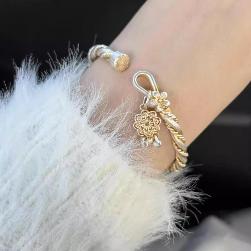 Antique Chinese Style Bracelet Adjustable Tassel Bracelet Open Bracelet  Cultural Wear