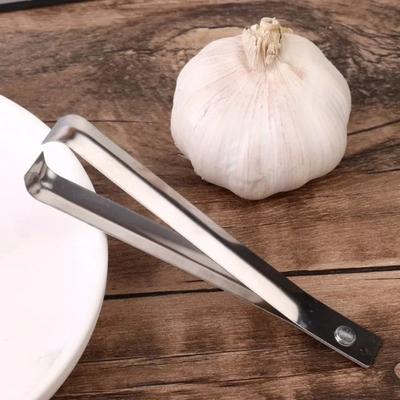 Gifts Stainless Steel Garlic Clips Multifunctional Kitchen Accessories Pig Hair Plucking Clip Peeler Stainless Steel Clip