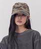 Tonilolenseu Lettering Embroidered Camo Ball Cap