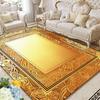 European Style Luxury Carpet Living Room Golden Pattern Sofa Area Washable Rugs Home Decoration Coffee Tables Non-slip Floor Mat