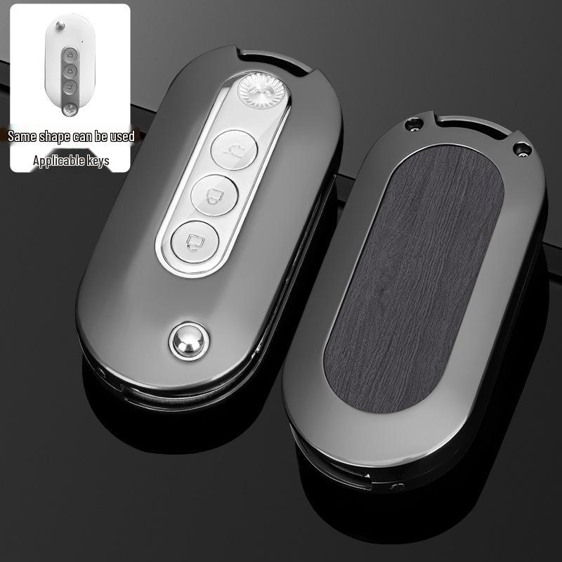 Capa de Chave Transparente Inspirada no Gameboy para Wuling Hongguang MiniEV Macaron