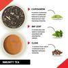 TEACURRY Immunity Booster Tea - 60 Pyramid Immunity Booster Tea Bags | Cardamom, Cloves, Ginger, Bay Leaf, Cinnamon, Black Tea | Immunity Tea Bags