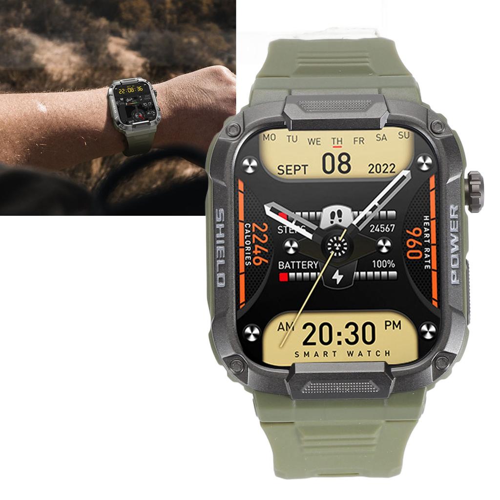 1.85 Inch Sport Smartwatch  5.2 Music Playing Touchscreen Smartwatch IP68 Waterproof Multifunctional Watch for Men