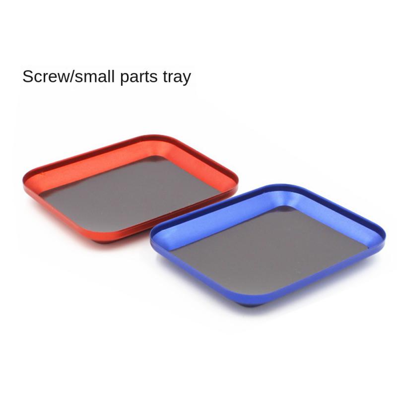 2/3/4PCS Screwdriver Kit Anti-slip Foot Pad Not Roll Everywhere Magnetism Screw Tray Loss Prevention Screw Plate Storage Box