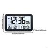 Digital Alarm Clock Bedside Table Timepiece Large Display Versatile Night Light Double Alarms Desk