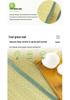 Double-Sided Rush Grass Mat - Summer Cooling Mat for Dorms and Seniors, Foldable Design