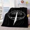 Tree Of Life Sword Symbol Blanket Flannel Blanket for bed, sofa, Camping, Hiking, Picnic Essentials, gift for family Fan gifts