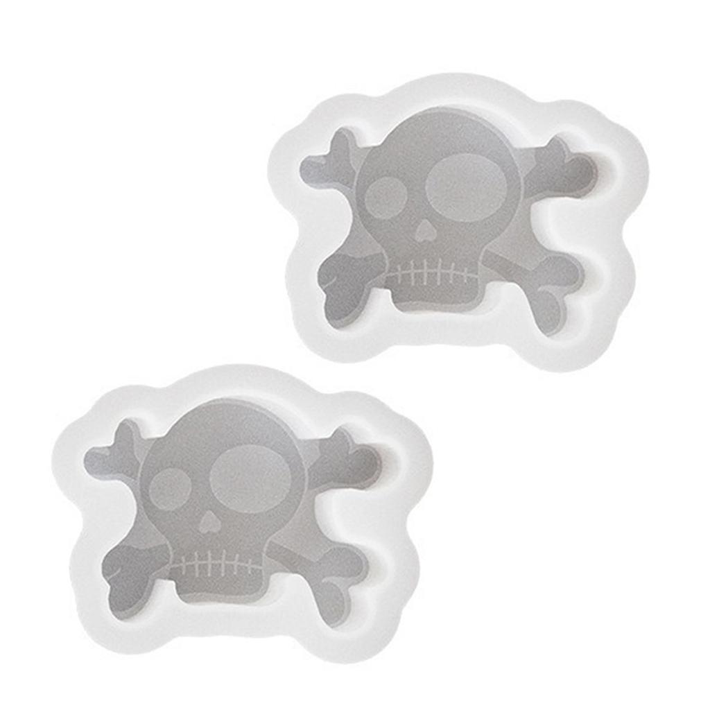 2Pcs Halloween Pumpkins Skull Bat Coffin Silicone Molds for Epoxy Resin Candle Soap Concrete Cement Silicone Moulds