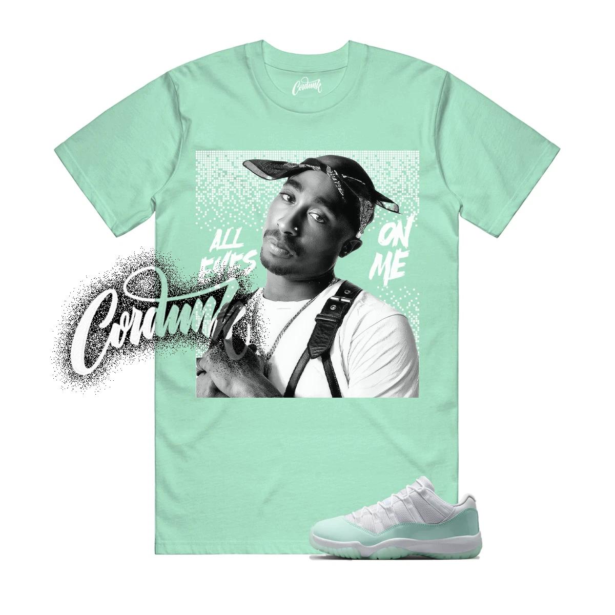 

11 Igloo White Mint Green T Shirt Match TP S