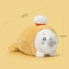 Plush Salmon Seal Toy With Soft Polyester Filling For Kids And Teens Birthday Gift