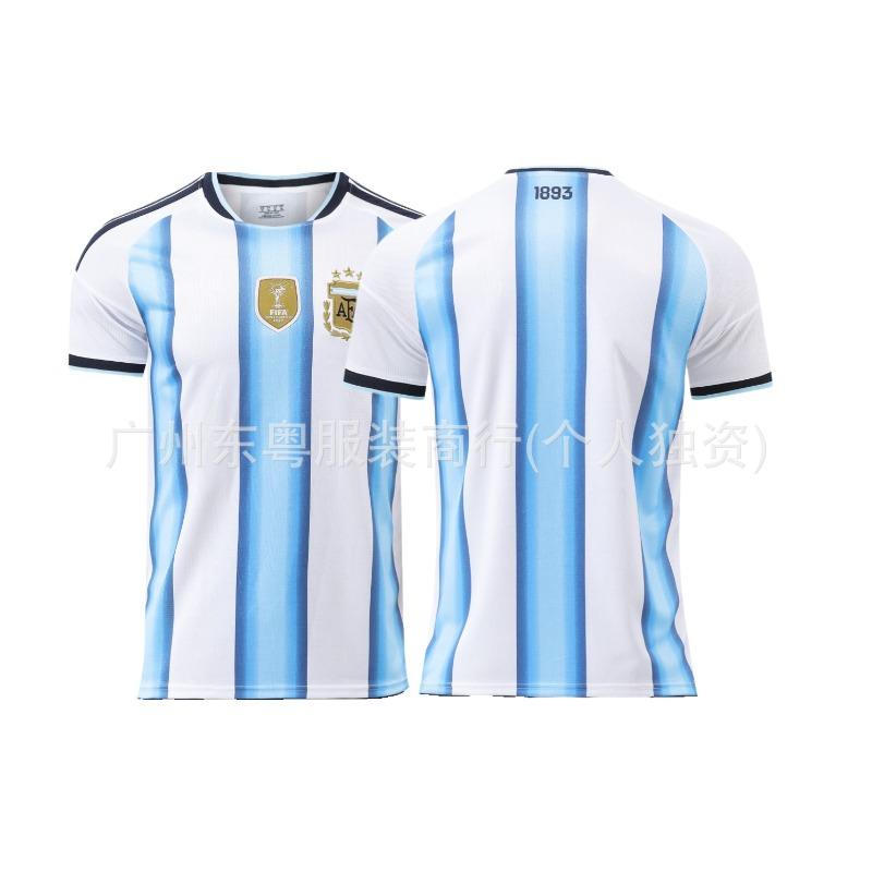New Bar West Argentina Portugal Teeth France Belgium Jersey Adult Football Suit Club Short Sleeve T-Shirt