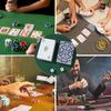 Portable Mahjong Playing Cards, Lightweight Mahjong Card Set, Suitable for Outdoor Travel, Mahjong Playing Cards Game Set - 44 Mahjong Playing Cards