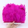 8-10Cm Woman Hair Cloth Edge Dress Skirt Chicken Feather Lace Jewelry Diy Material Stage Performance Color