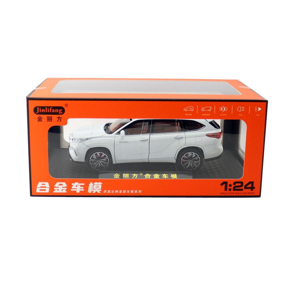 Toyota Alloy Highlander Car Model Toy For Kids With Acousto Design Optic