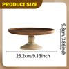 Cake Stand Holder Showcasing Rustic Display Dessert Candy Dish Plate for Living
