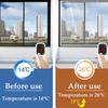 DIY Transparent Winter Insulation Film Detachable Home Window Windproof Soft Glass Screen Self-Adhesive Keep Warm Film